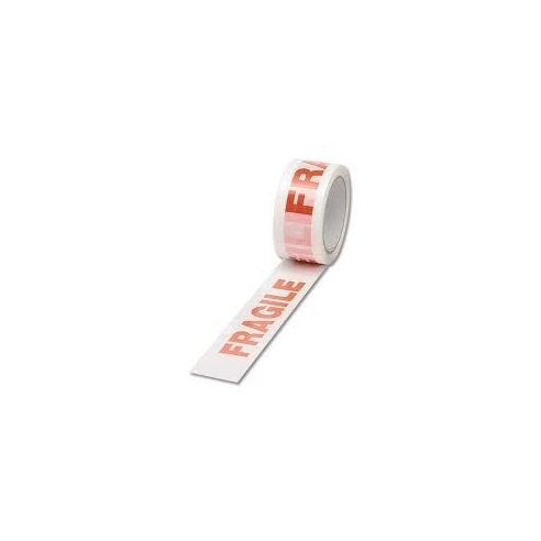 'Fragile' adhesive tape low-noise