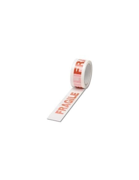 'Fragile' adhesive tape low-noise  'Fragile' adhesive tape low-noise