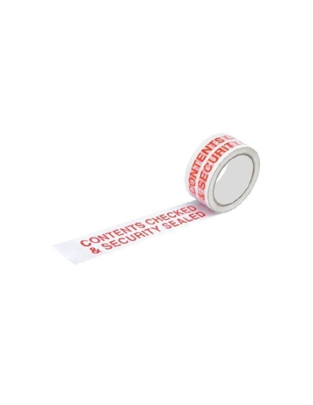 "Contents Checked" tape 48mm x 66m "Contents Checked" tape 48mm x 66m