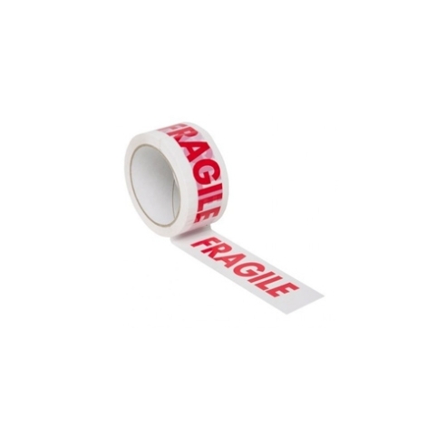 'Fragile' adhesive tape low-noise