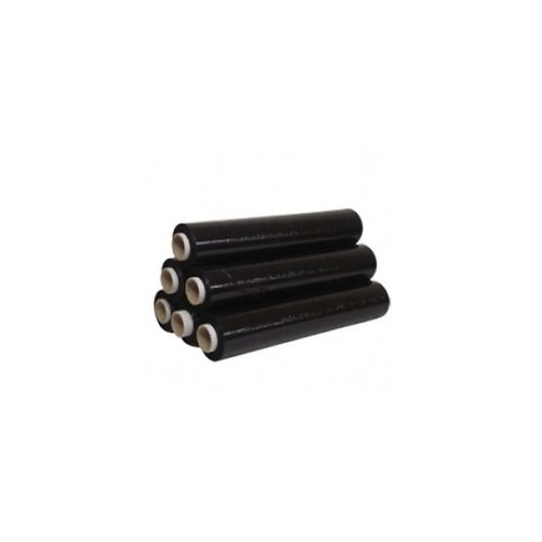 HP7 Black Stretchwrap 500mm x 250m Extra Heavy Duty
