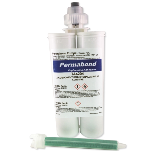 Permabond TA4204 Toughened Acrylic Adhesive 400 ML Plus Free Nozzle