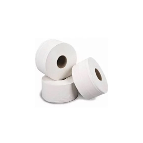 2ply White Mini Jumbo T/Roll 150Mtr 2.25" Core
