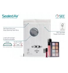 Sealed Air Mailite Bubble Lined Envelopes (White)