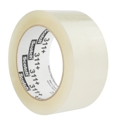 3M Scotch® Box Sealing Tape 311+, Transparent, 48 mm x 990m