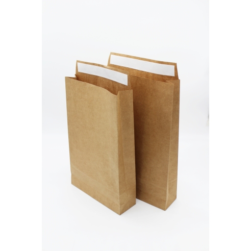 Recycled Kraft paper Mailing Bag Self Adhesive Sealing Strip 1ply 110GSM