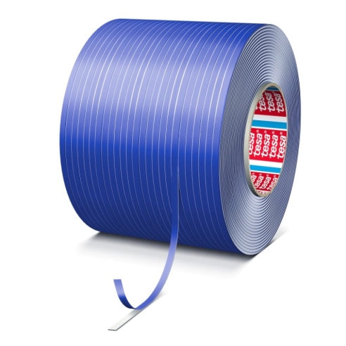 tesa® 4957 Double Sided PE Foam Tape 19mm x 1100m PV15 Blue Filmic Liner Bobbin wound