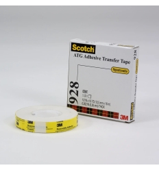 Scotch® ATG Adhesive Transfer Tape 928, White, 12 mm x 16.5 m, 0.05 mm