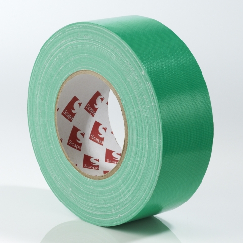Scapa 3120 Green Medium Duty Cloth Tape 50mm x 50m (1 roll)