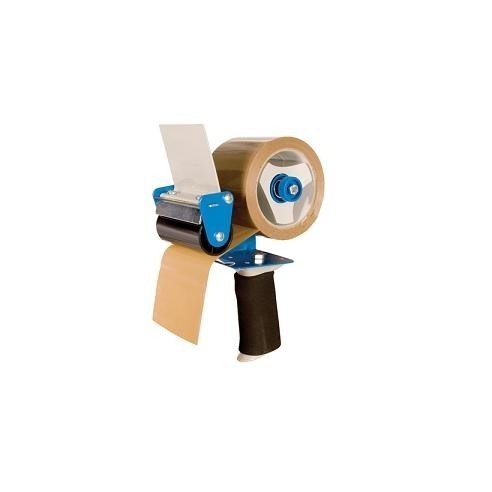 Hand Held Tape Dispenser For Use With 75mm Width Packaging Tapes