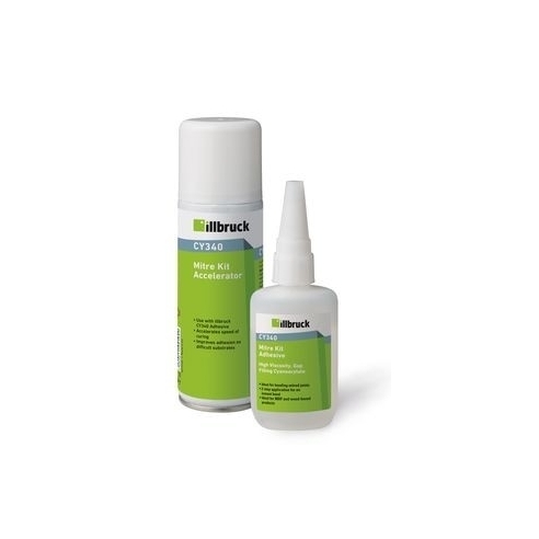 Cyanoacrylate Mitre Kit CY340 Illbruck 